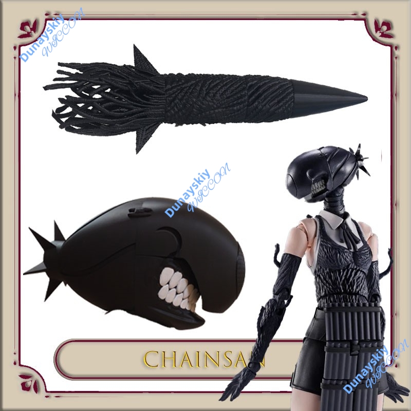 Knitted Vest Women - アニメ Rezee 悪魔コスプレセット黒手袋ベストエプロン悪魔小道具ハロウィンパーティーアクセサリー