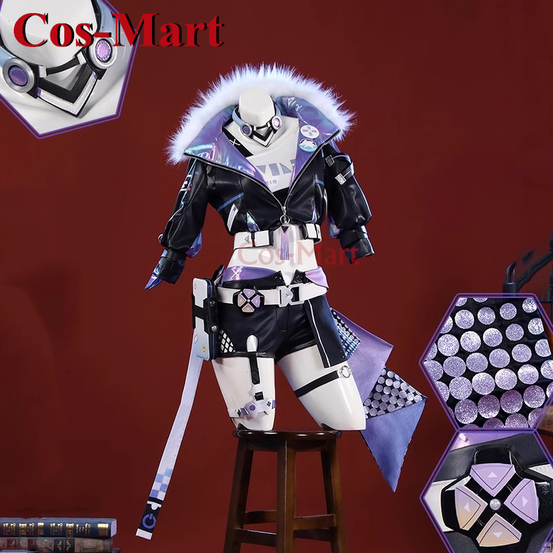 Women'S Fashion Mart - Cos-Mart ホットゲーム Honkai: スターレールシルバーウルフコスプレ衣装フルセット戦闘服活動パーティーロールプレイ服 S-XXL