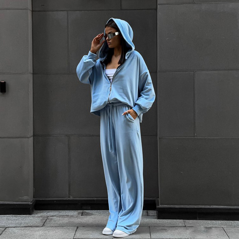 Hoodie Women Oversized - 春のトラックスーツ レディース ツーピースセット - オーバーサイズ フーディー