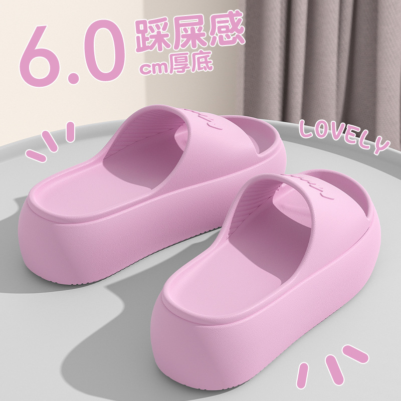 Women'S Fashion Sandals - 2026年新作レディーススリッパサンダルビーチサンダル無地滑り止め厚底シャワーサンダル夏用ホーム/アウトドア用