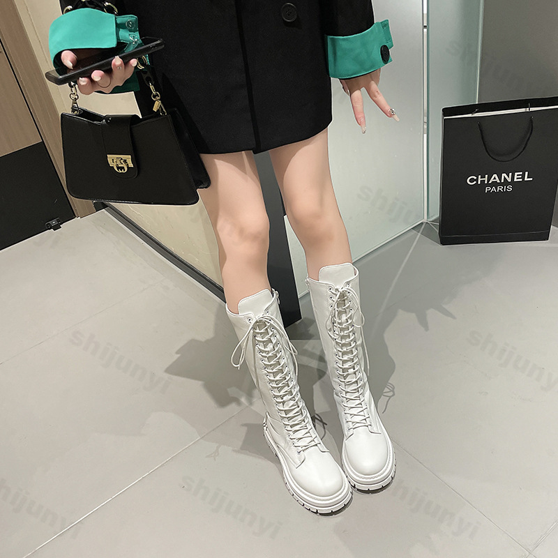 女性騎士のブーツプラットフォームチャンキーシューズファッショ - Women'S Fashion Boots 2025 のレビューと価格