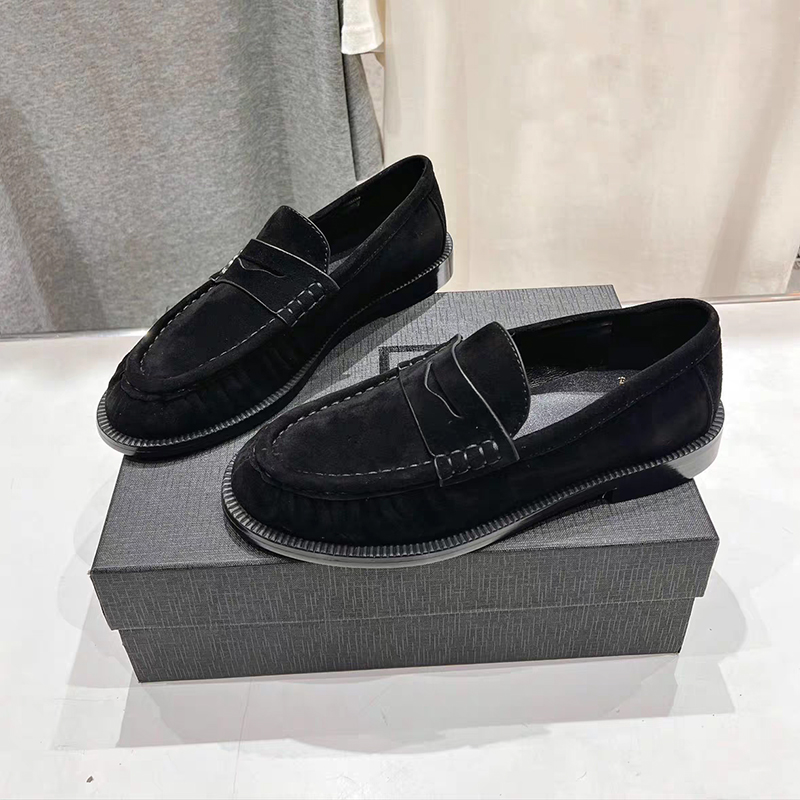新しいレディースローファー、ラウンドトゥ、最高級本革、ローヒ - Women'S Fashion Walking Shoes のレビューと価格