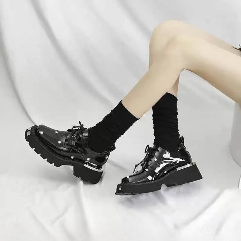 女性ローファークリスタルプラットフォーム分厚いメアリージェー - Women'S Fashion Sandals のレビューと価格