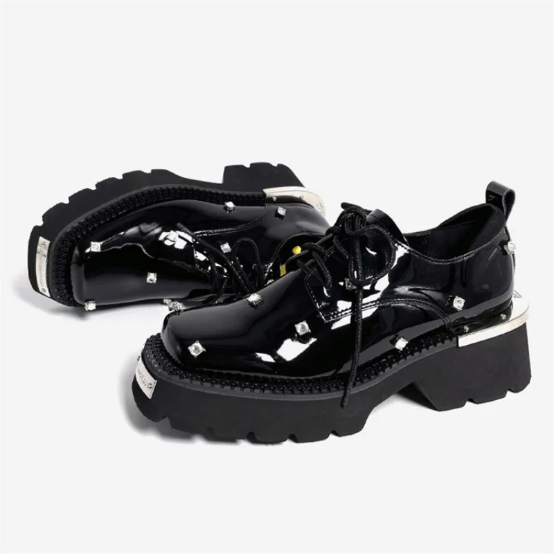 女性ローファークリスタルプラットフォーム分厚いメアリージェー - Women'S Fashion Sandals のレビューと価格