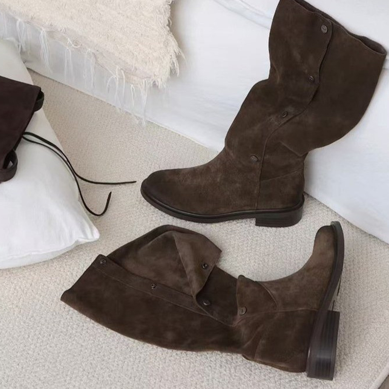 ファッションヒール付きレディースハイブーツカジュアルスエード - Women'S Fashion Boots 2025 のレビューと価格
