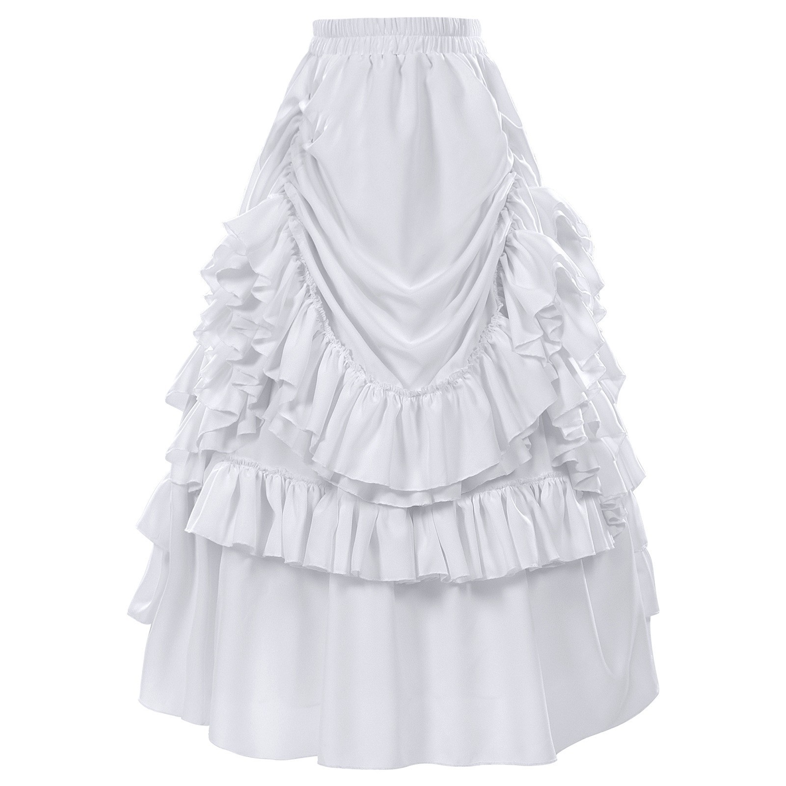 レトロゴシックスタイルの女性用ショートスカート、ルネサンス時 - Women'S Fashion Victorian Era のレビューと価格