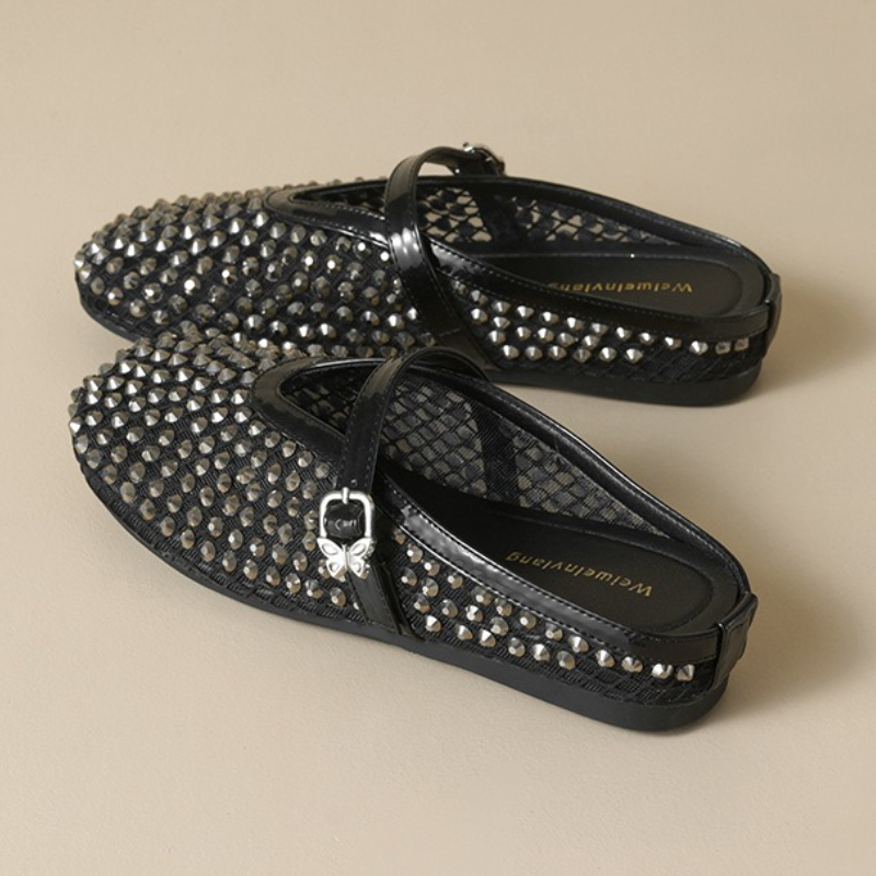 メッシュラインストーンブランドスリッパ女性の夏の新カジュアル - Women'S Fashion Sandals のレビューと価格
