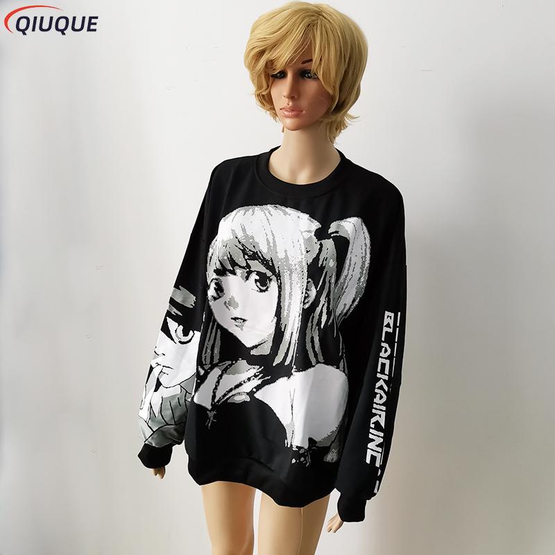 アニメデスノートミサ・アマネパーカー女の子原宿コスプレ衣装韓 - Hoodie Women Oversized のレビューと価格