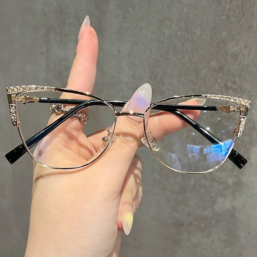 1 個の女性用ファッショナブルな非処方箋メガネ新しい絶妙な高 - Women'S Fashion Glasses Non Prescription のレビューと価格