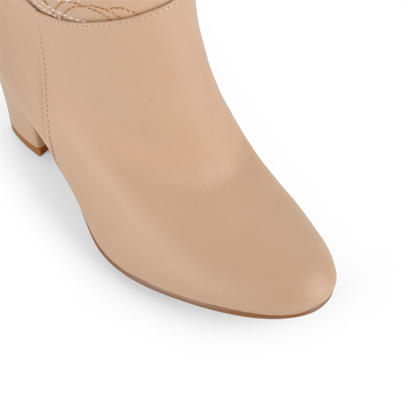 Onlymaker アプリコット刺繍入りニーハイブーツ ラウ - Women'S Fashion Leather Boots のレビューと価格