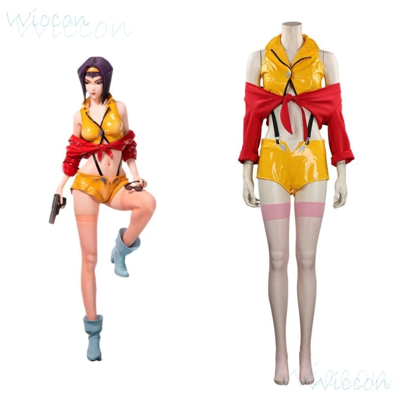 アニメフェイ・バレンタイン・カウボーイ・ビバップ コスプレ衣 - Knitted Vest Women のレビューと価格