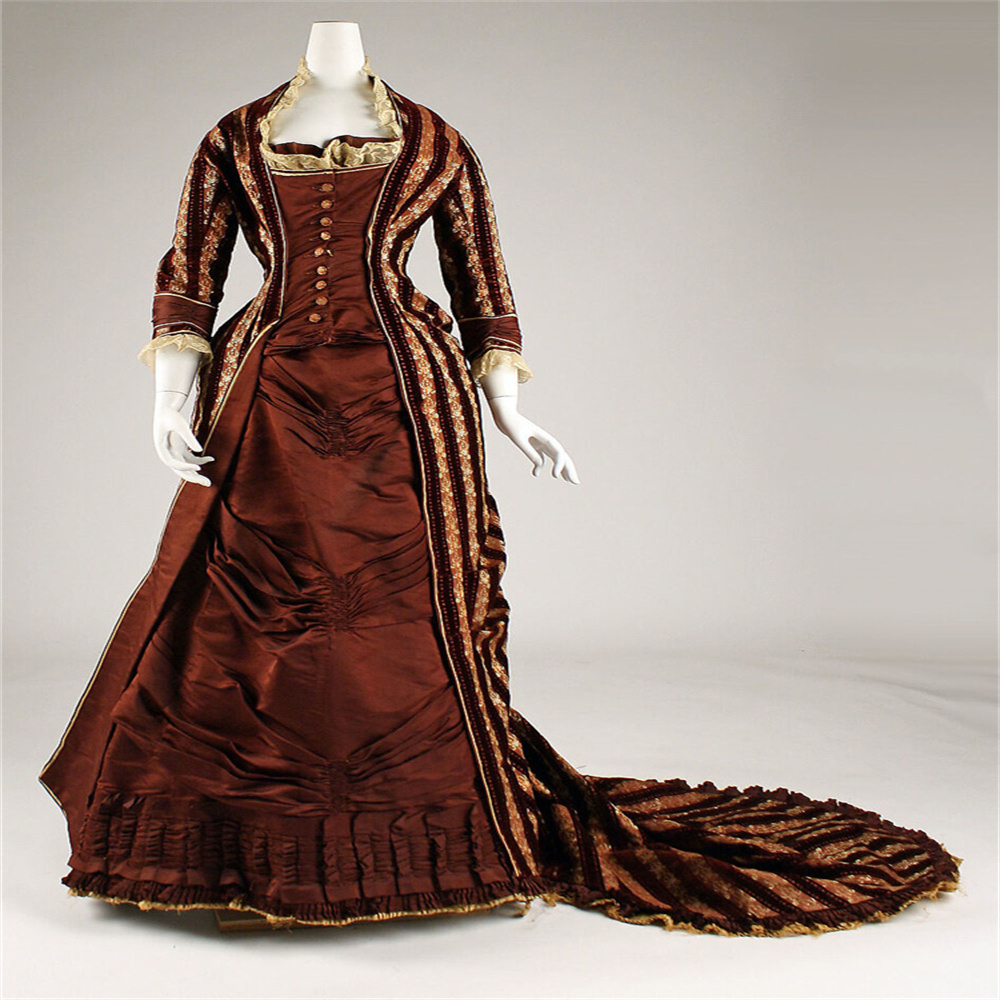 1890年代のビクトリア朝エドワード朝時代のデイドレスファッ - Women'S Fashion Victorian Era のレビューと価格