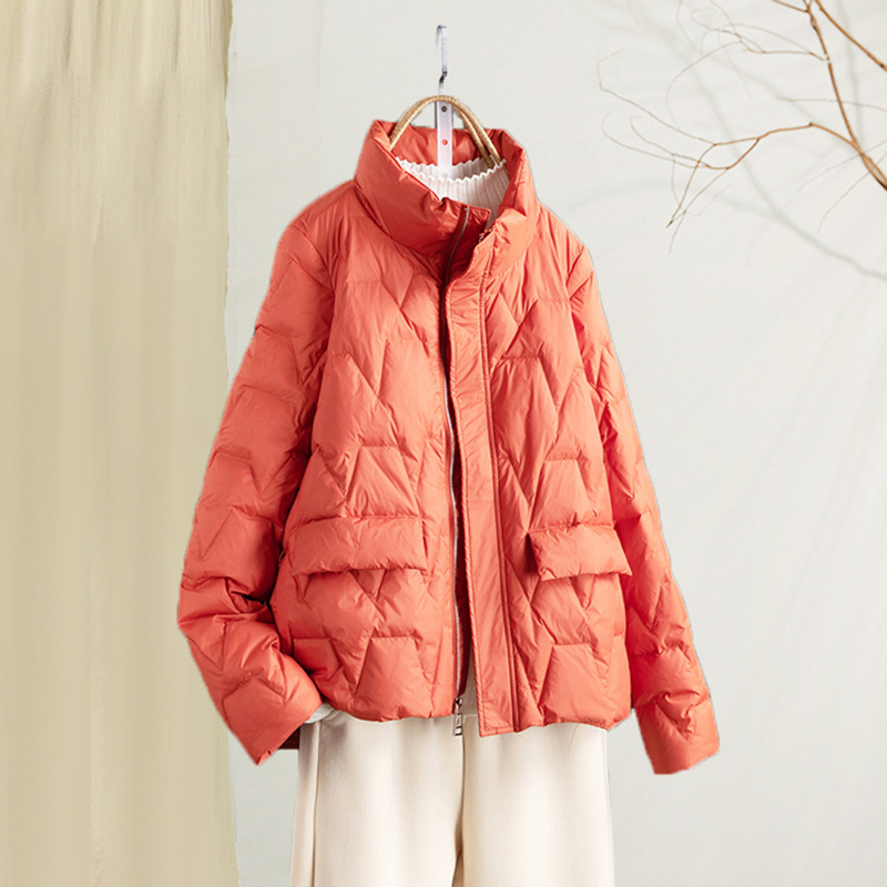 女性の超軽量ダックダウンコート,カジュアル,スリム,ポケット - Women'S Fashion Parka のレビューと価格