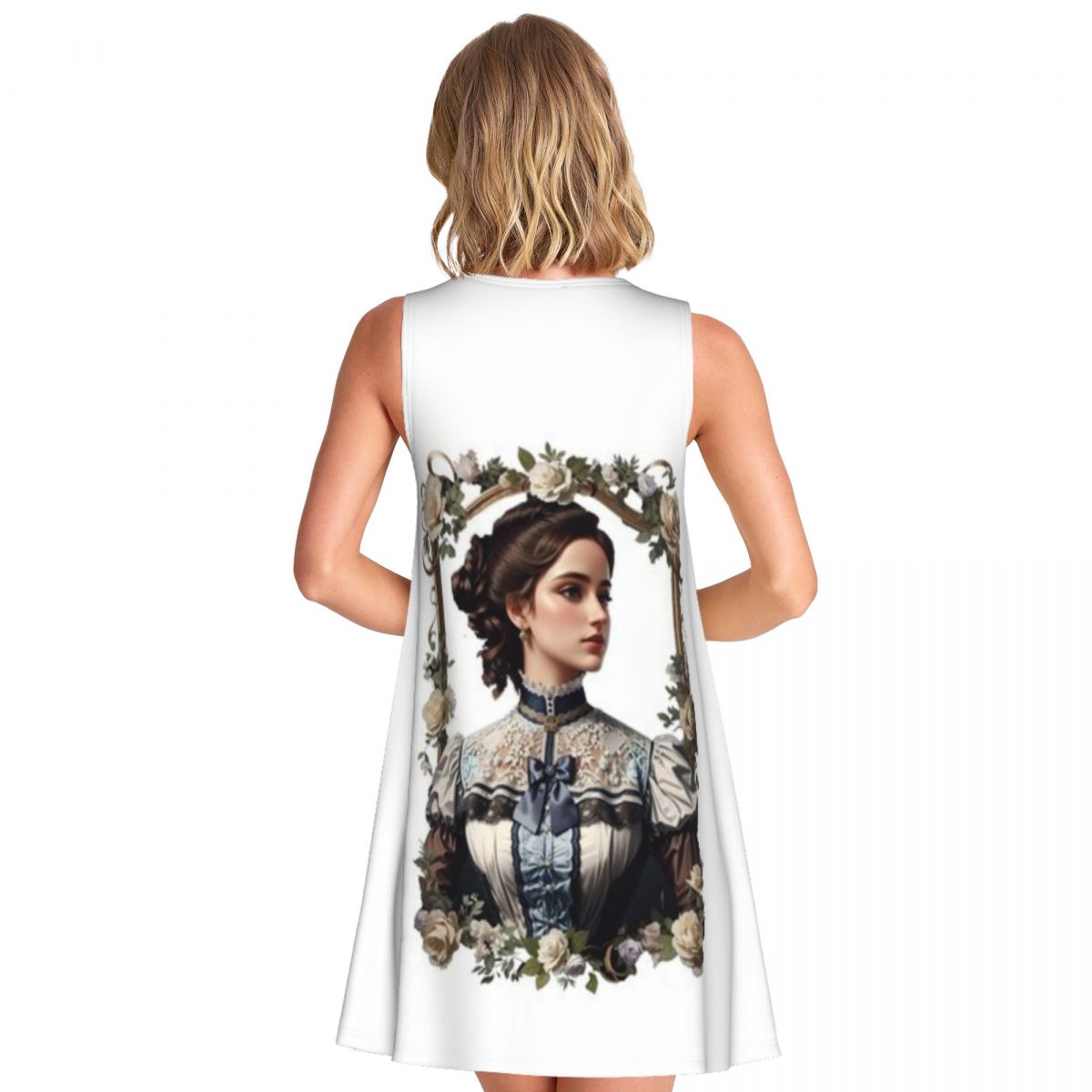 ビクトリア朝時代の女性用ノースリーブ留学旅行用カクテルドレス - Women'S Fashion Victorian Era のレビューと価格