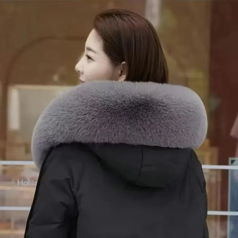 女性フェイクキツネの毛皮の首輪ショール毛皮のような毛皮の首輪 - Women'S Fashion Parka のレビューと価格