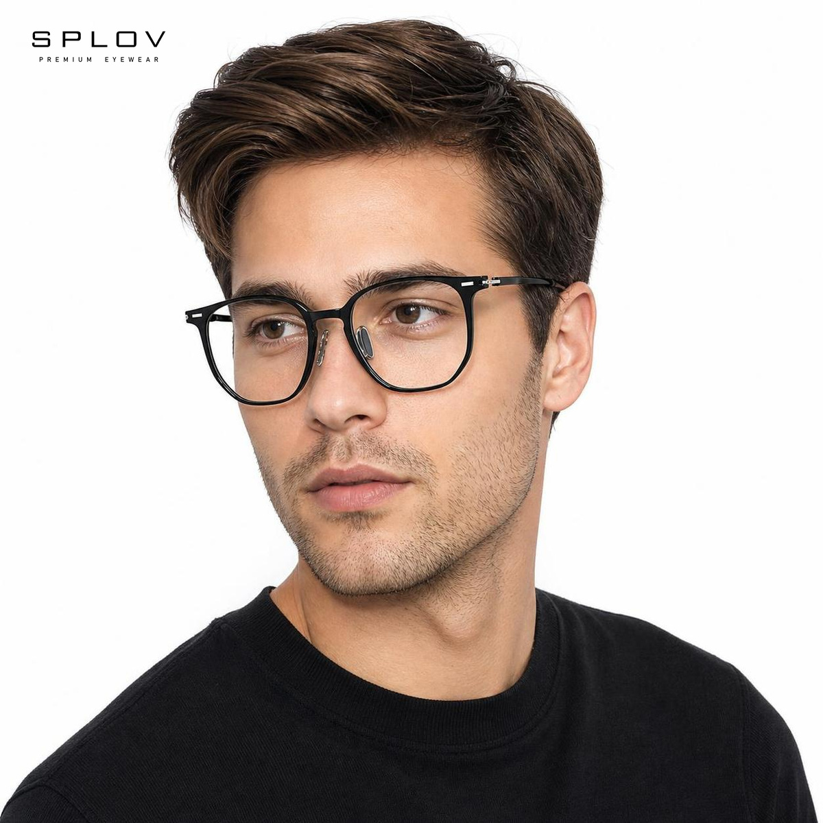 軽量オーバーサイズスクエア TR90 光学フレーム非処方メガ - Women'S Fashion Glasses Non Prescription のレビューと価格