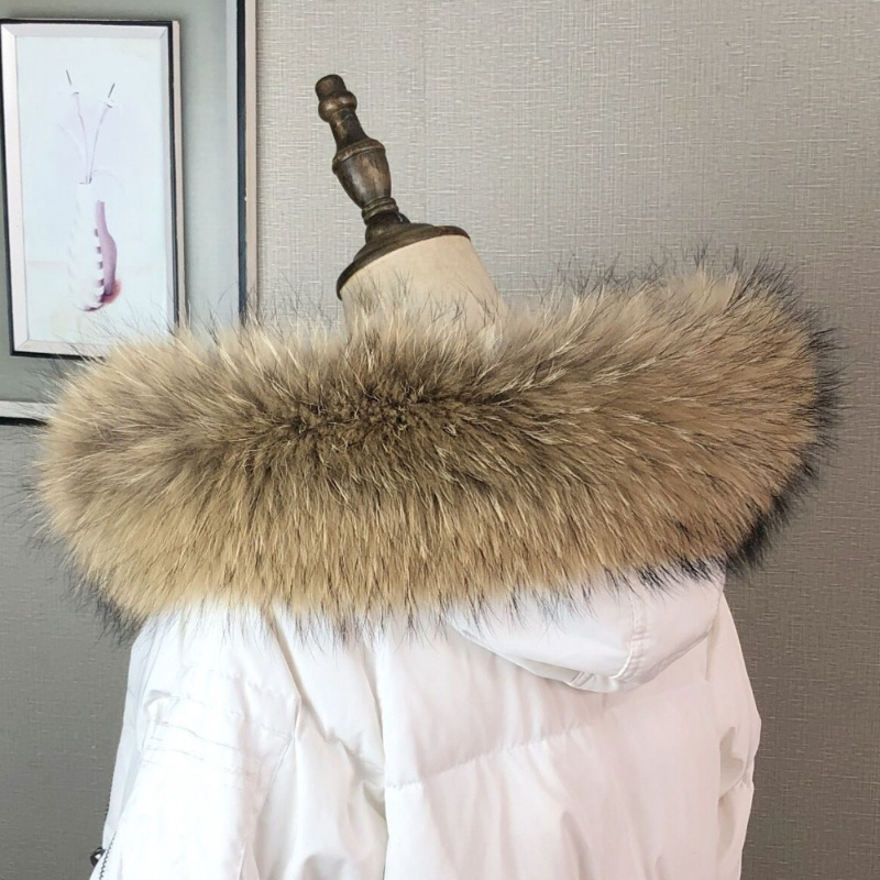 女性用の本物の毛皮の襟,冬用の女性用コートパーカー,アライグ - Women'S Fashion Parka のレビューと価格