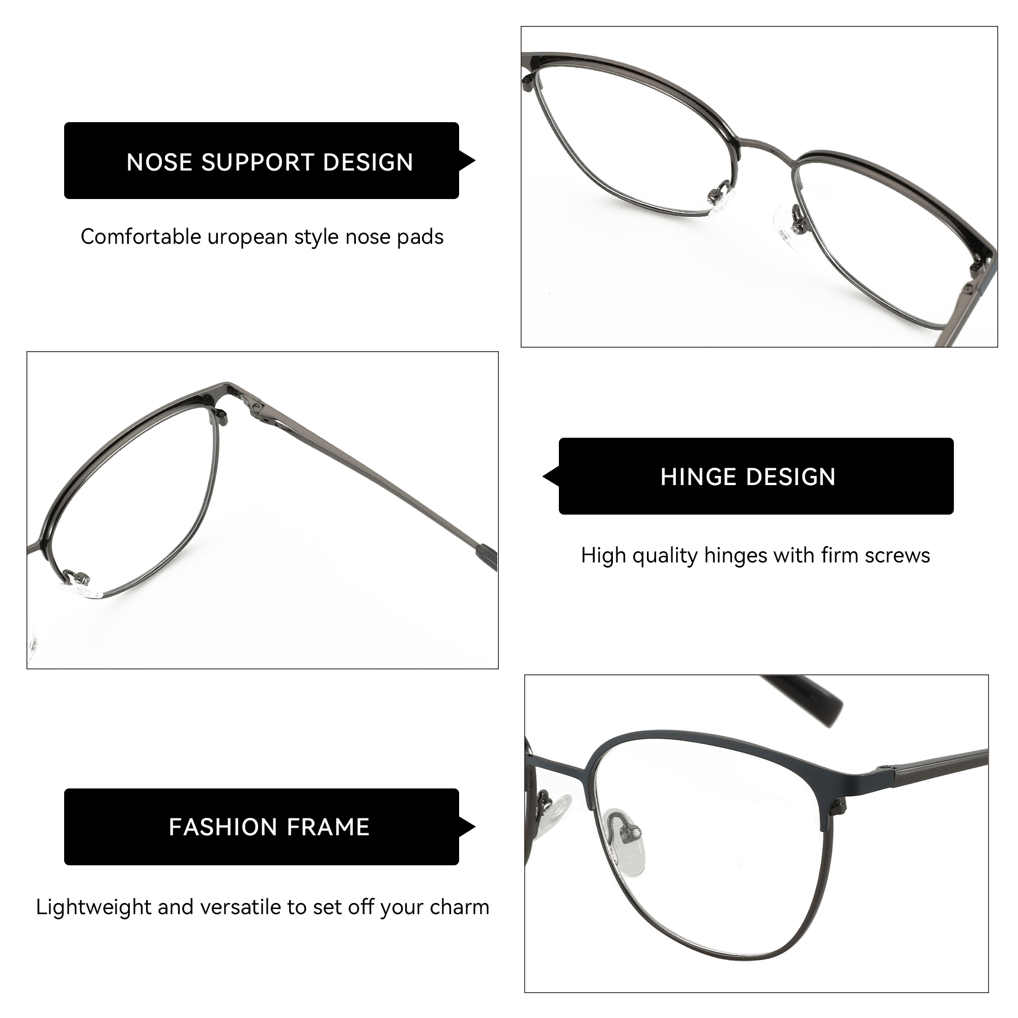 ZENOTTIC ファッションスクエア光学メガネフレームトレ - Women'S Fashion Glasses Non Prescription のレビューと価格
