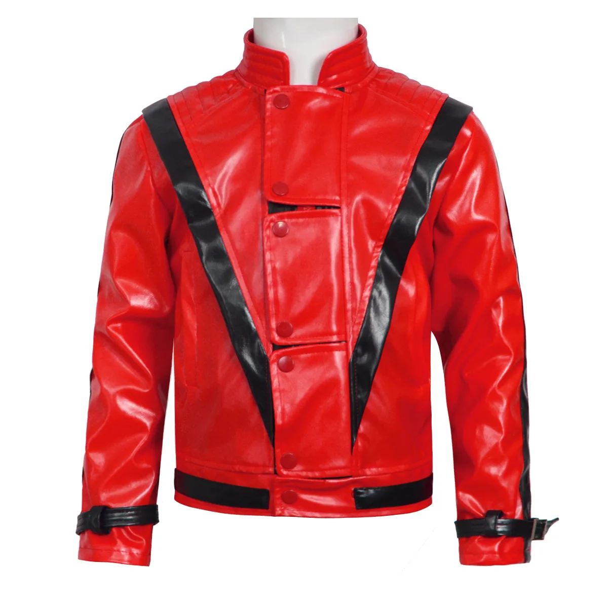 マイケル・ジャクソン スリラー 怖いコスチューム 赤いレザー - Women Fashion Jackets のレビューと価格