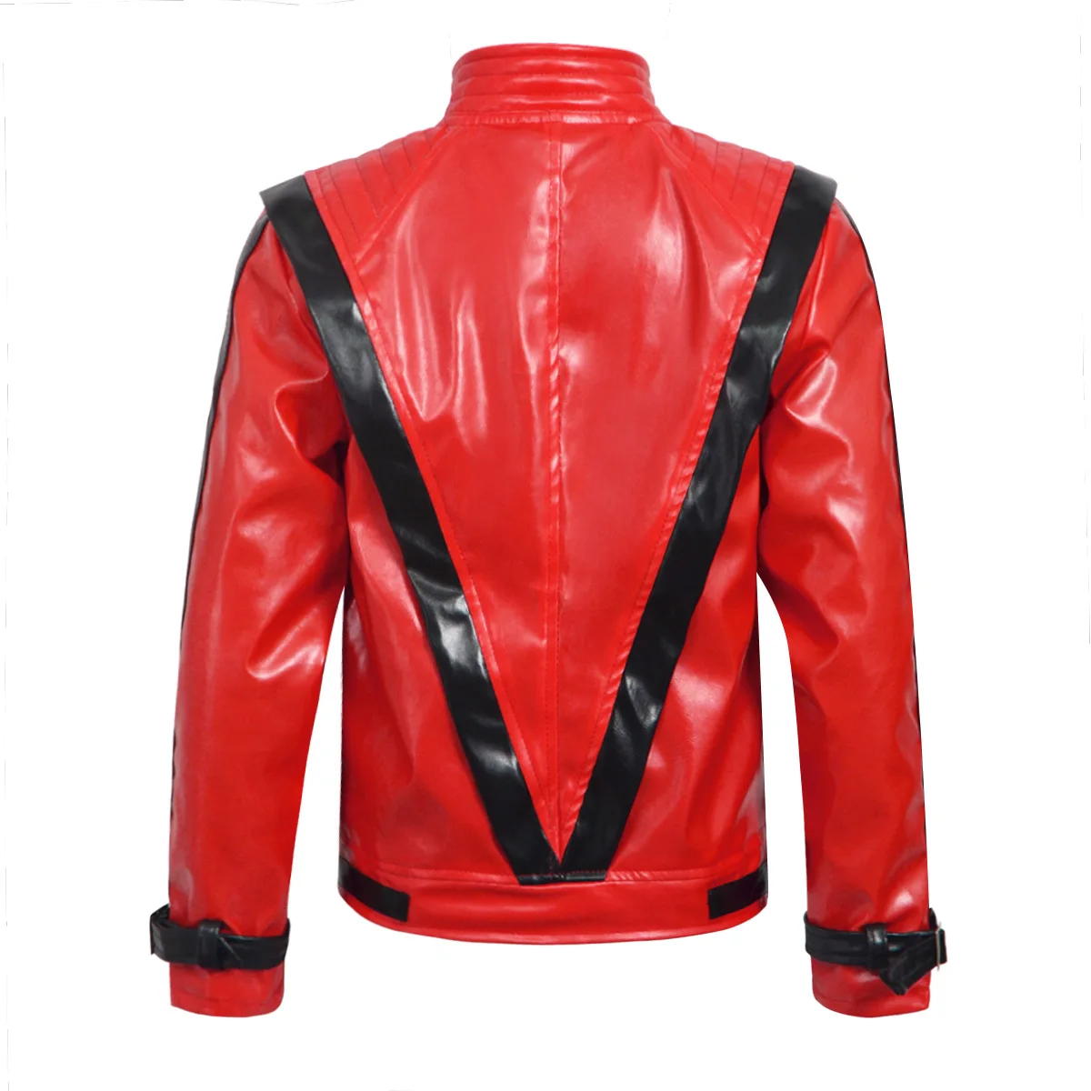 マイケル・ジャクソン スリラー 怖いコスチューム 赤いレザー - Women Fashion Jackets のレビューと価格