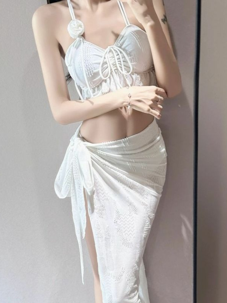 レディース花柄ツーピース水着ファッションカットアウトパッド入 - Women Fashion Style のレビューと価格