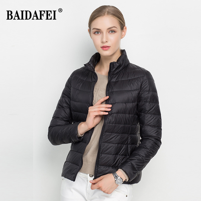 レディースショート丈ダウンジャケット 2025年新作 スタン - Women'S Fashion Parka のレビューと価格