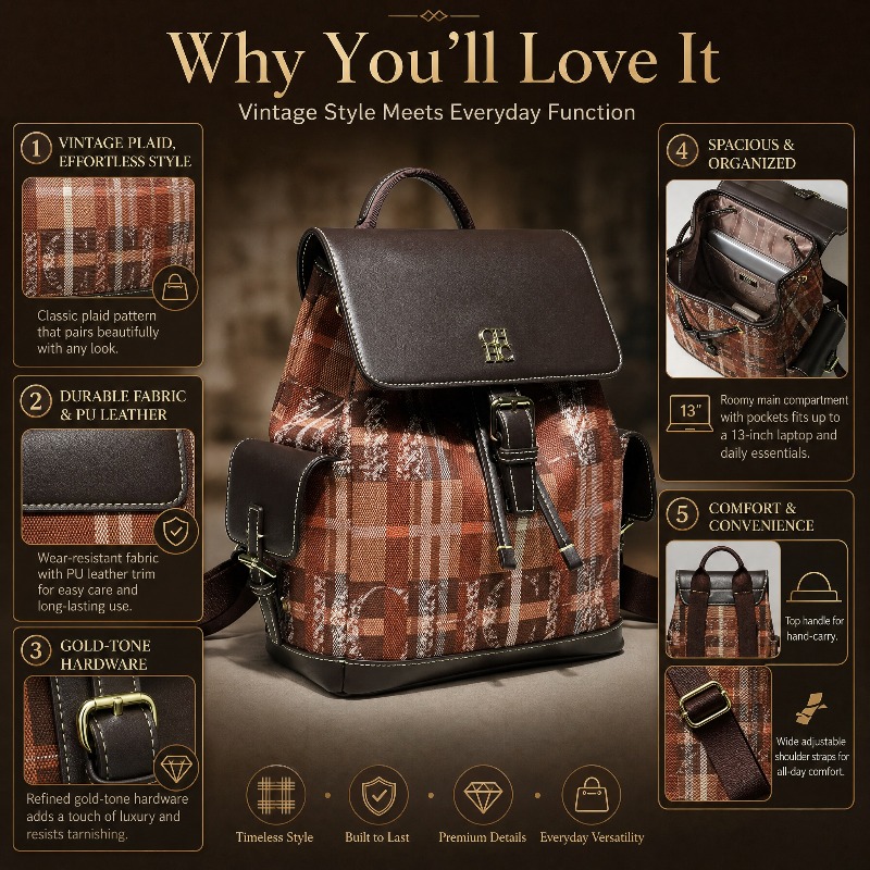CHHC ファッションカラーブロックバックパックデート多用途 - Women Fashion Style のレビューと価格