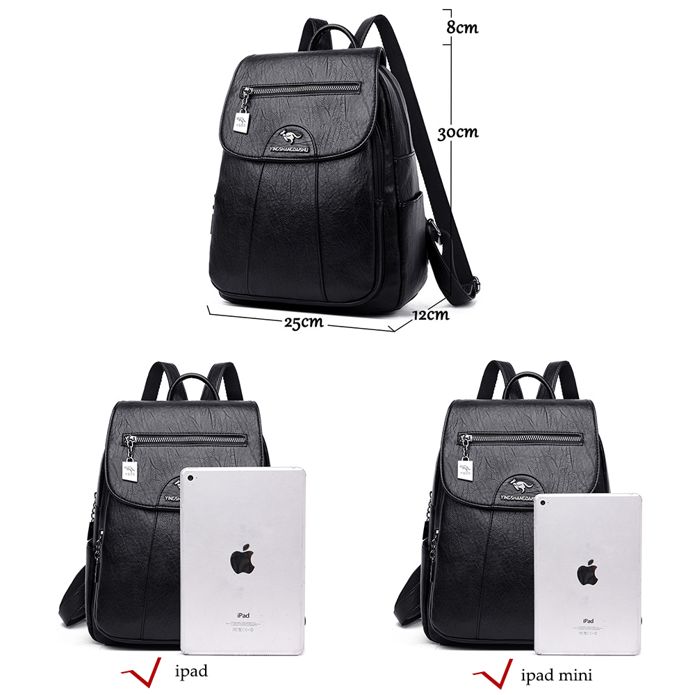 女性のための柔らかい革のバックパック,10代の女の子のための - Women'S Fashion Backpack のレビューと価格