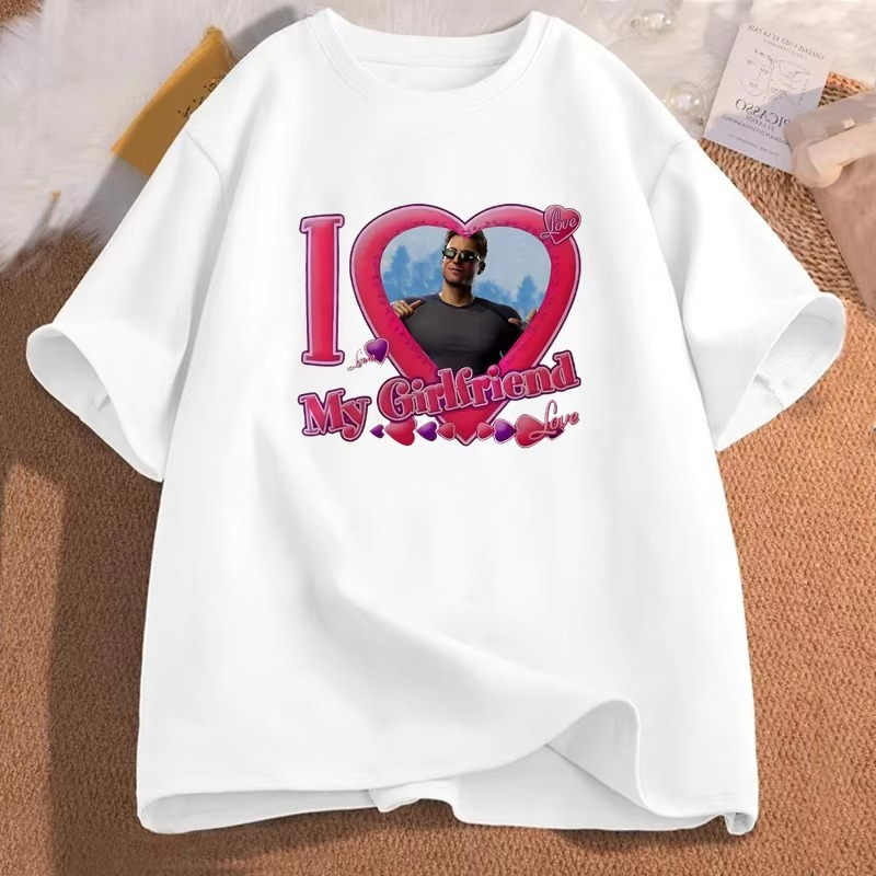 ジョニーケイジアイラブマイガールフレンド Tシャツ女性カジュ - Women Fashion Video のレビューと価格
