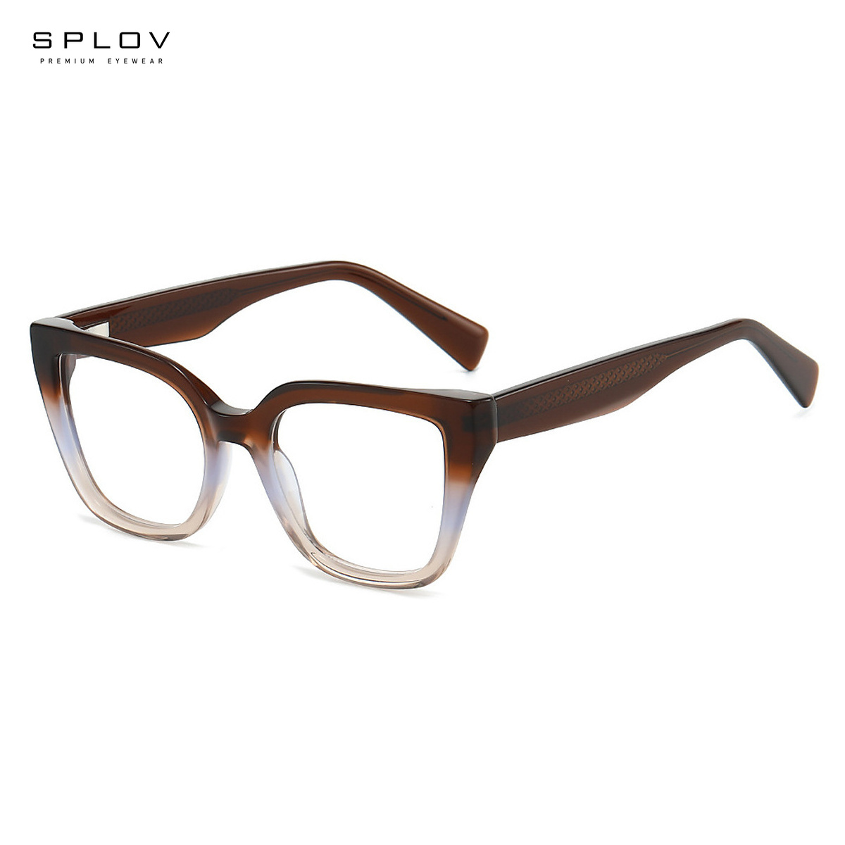 スタイリッシュなライトスクエアメタルオプティカルフレーム、ユ - Women'S Fashion Glasses Non Prescription のレビューと価格