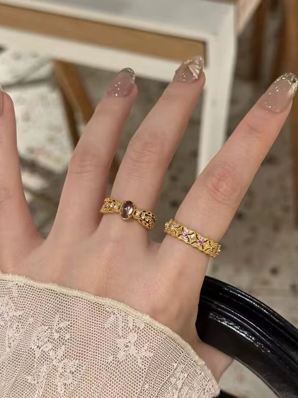 ビクトリア朝時代の高級 14K ゴールドフィルド アメジスト - Women'S Fashion Victorian Era のレビューと価格