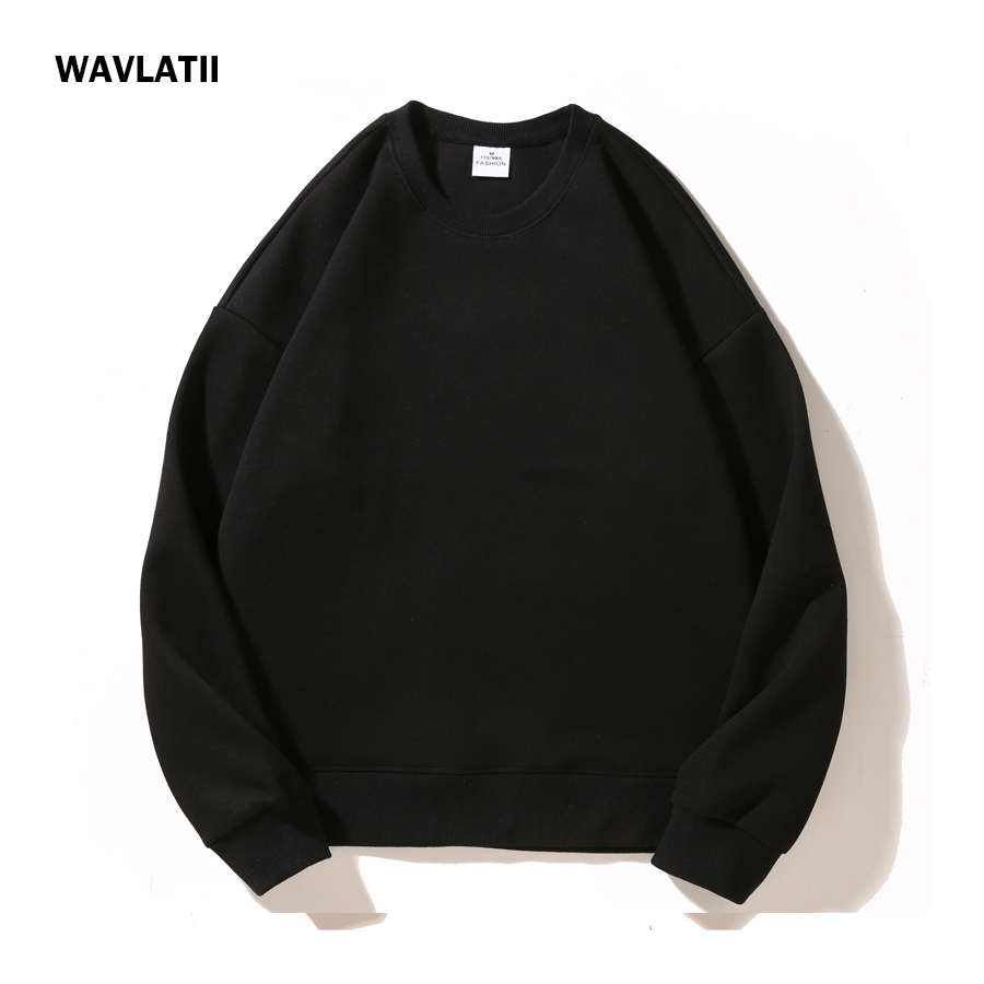 WAVLATII 女性新しい特大スウェットシャツ女性ピンクカ - Hoodie Women Oversized のレビューと価格